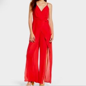 NWOT Leith Sexy Red Jumpsuit
